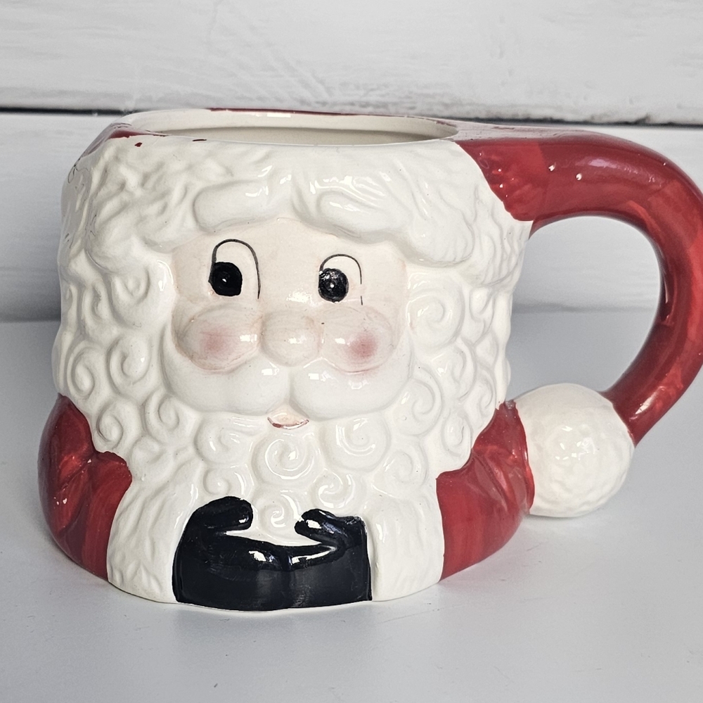 Christmas 3D Mug Jolly Santa Holiday tea cup